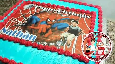 DECORACIÓN PASTEL SPIDERMAN🕸🕸 SENCILLO , CON AEROGRAFO