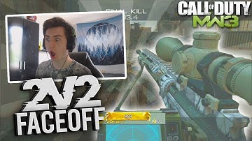 MW3 Face-off Trickshotting! - CRAZY HITMARKER! (2v2 Faceoff)