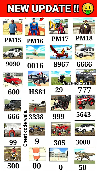 Real code 💥 Indian bike driving 3d all new cheat code update   plugin cheat code