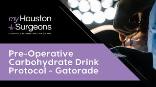 Pre Operative Carbohydrate Drink Protocol Gatorade