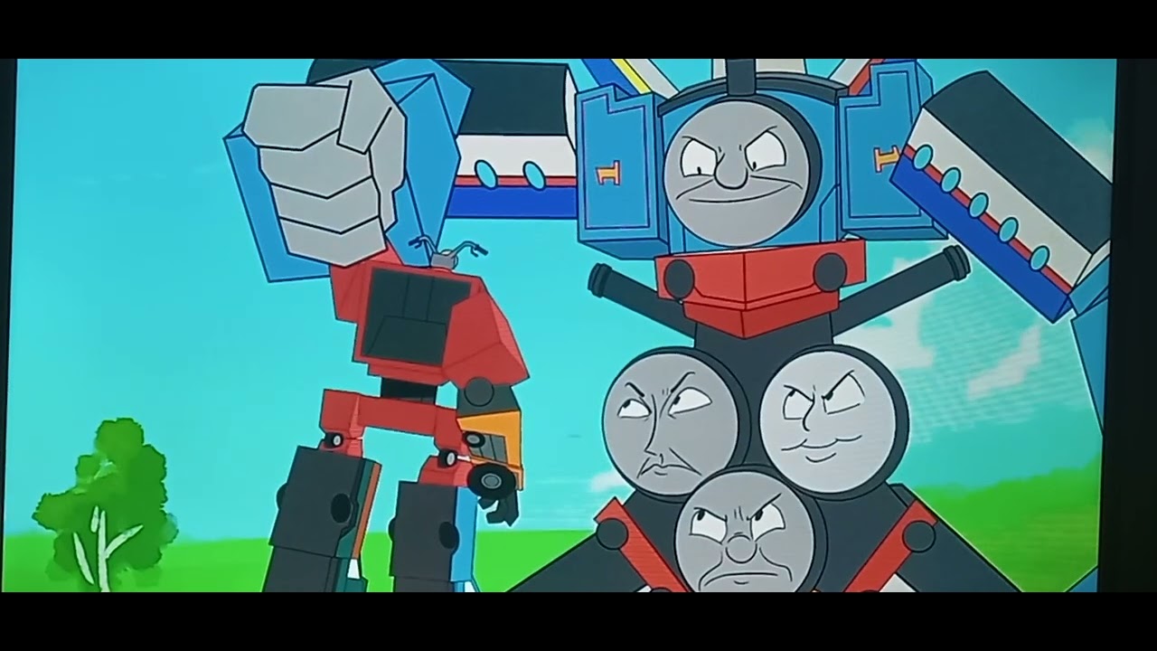 Man vs train 3 cartoon nightmares Lady Track Arachnis Vs Op Thomas ...