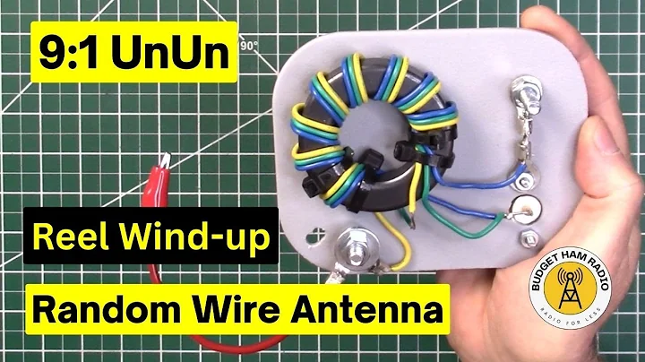 How to Build a Reel Wind-up Random Wire Antenna for a 9:1 balun