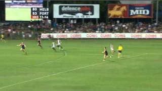 AFL 2011 Round 17 Highlights: Melbourne V Port Adelaide