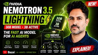 #nvidia  #nemotron  3.5 Lightning Explained ⚡ | 30B MoE, 3B Active, 1M Context & AI Agents