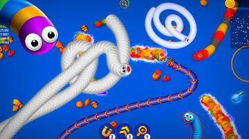 🐍WORMSZONE IO  GIANT SLITHER SNAKE TOP 01  Epic Worms Zone Best Gameplay! episode 116 gaming