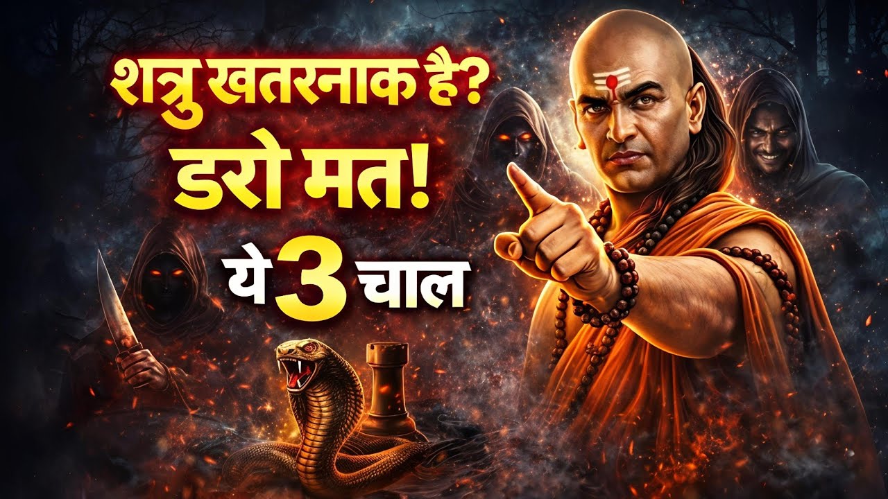 शत्रु ताकतवर है चालाक है तो घबराओ मत, ये 3 चाल चलो 🤬 3 ख़तरनाक चाल | Chanakya Niti Motivational Video