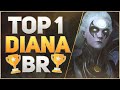 TOP 1 DIANA BR (Portuga EXPOSED) Como se COMPORTAR em uma MATCH UP Difícil - League of Legends