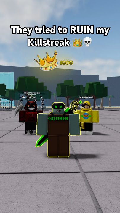 They tried to RUIN my KILLSTREAK The Strongest Battlegrounds ROBLOX #shorts