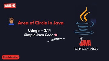 Area of Circle in #java  | Java Basic Programs for Beginners | π = 3.14 Formula Explained | #video5