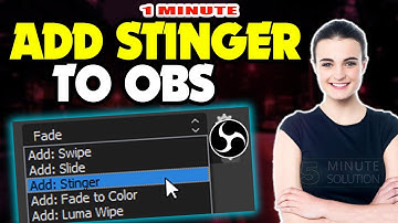 How to add stinger to obs 2024 (Quick & Easy)