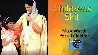 Excellent Childrens Skit || #BlessieWesly || Dhanya Nithya Prasastha || Online Sunday School