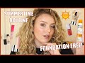 REAL LIFE MAKEUP | No Foundation Glowy Summer Makeup Routine! | Auroreblogs
