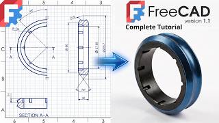 FreeCAD 1.1 Tutorial For Beginners #177