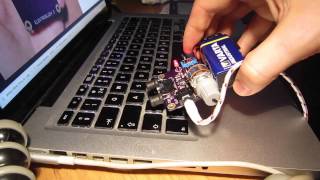 Elektrosluch 2 prototype testing (computer fan and computer itself)