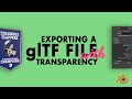 How to export glTF file with Transparent Textures from Blender thumbnail