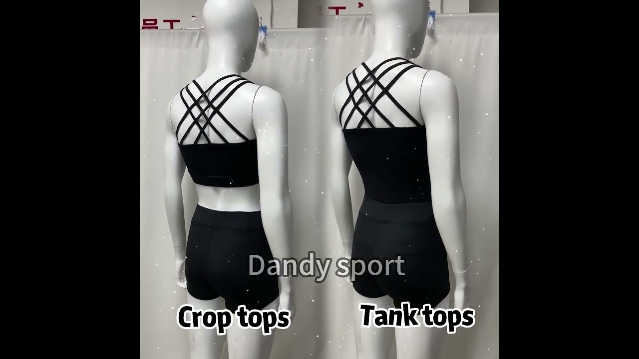 All Black Cheer Practice Wear With Rhinestones Logo