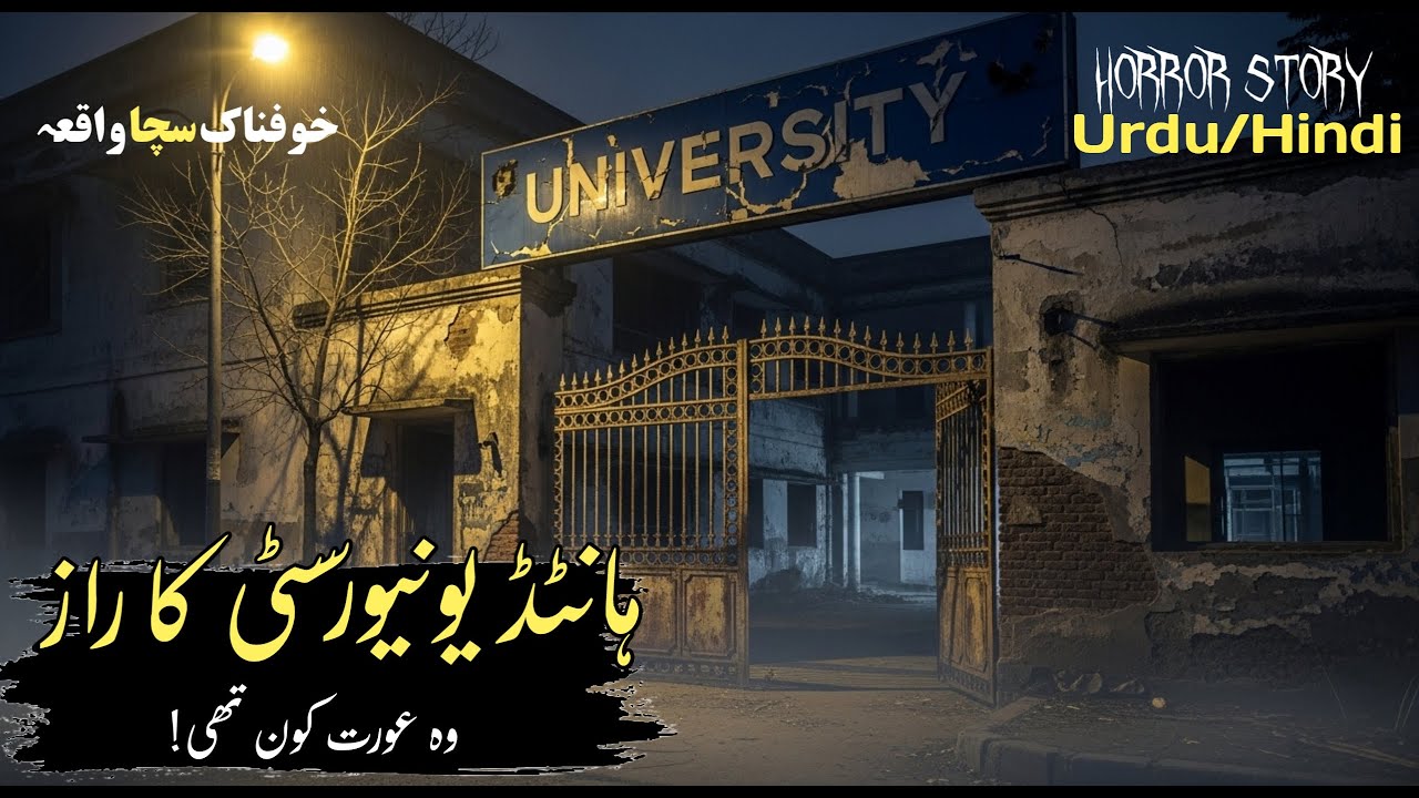 Haunted University Lahore | Horror Stories In Real Life | Khufnaak Kahani |Jinn Story| Dark Sannata