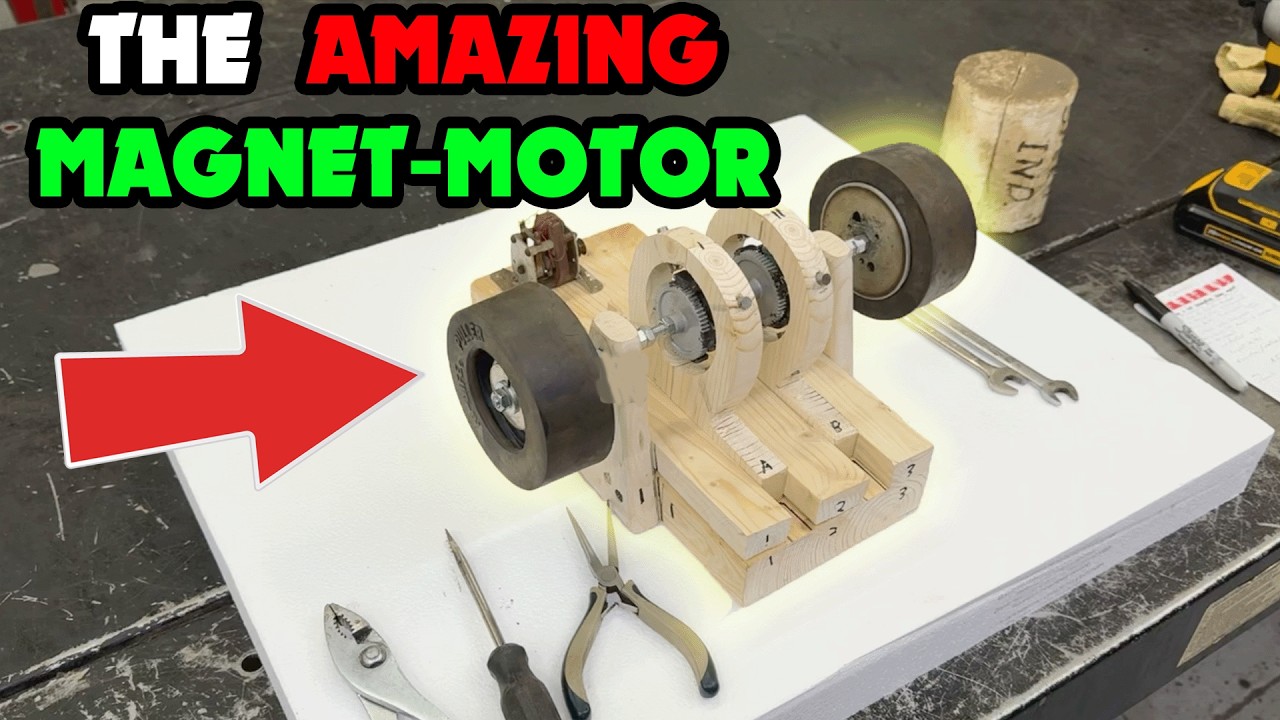 Удивительный магнитный двигатель (свободная энергия?)