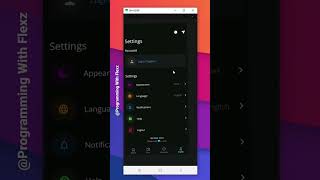 animated drawer with flutter #shorts #short #shortvideo #flutter #computerscience #developer #dart