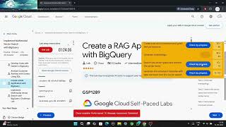 Create a RAG Application with BigQuery|| GSP 1289 || Arcade Facilitator || GSP || Google Cloud
