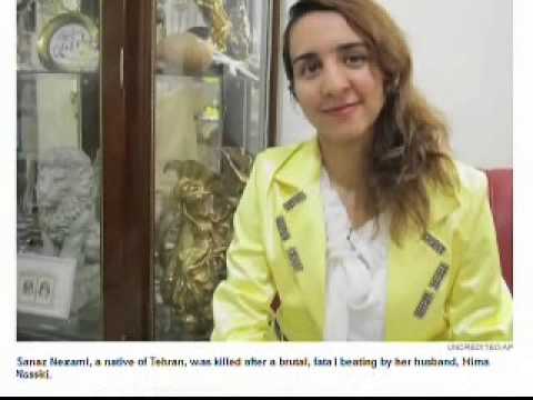 ساناز نظامی دختر ایرانی که در اثر ضرب و شتم همسرش دچار مرگ مغزی شده است