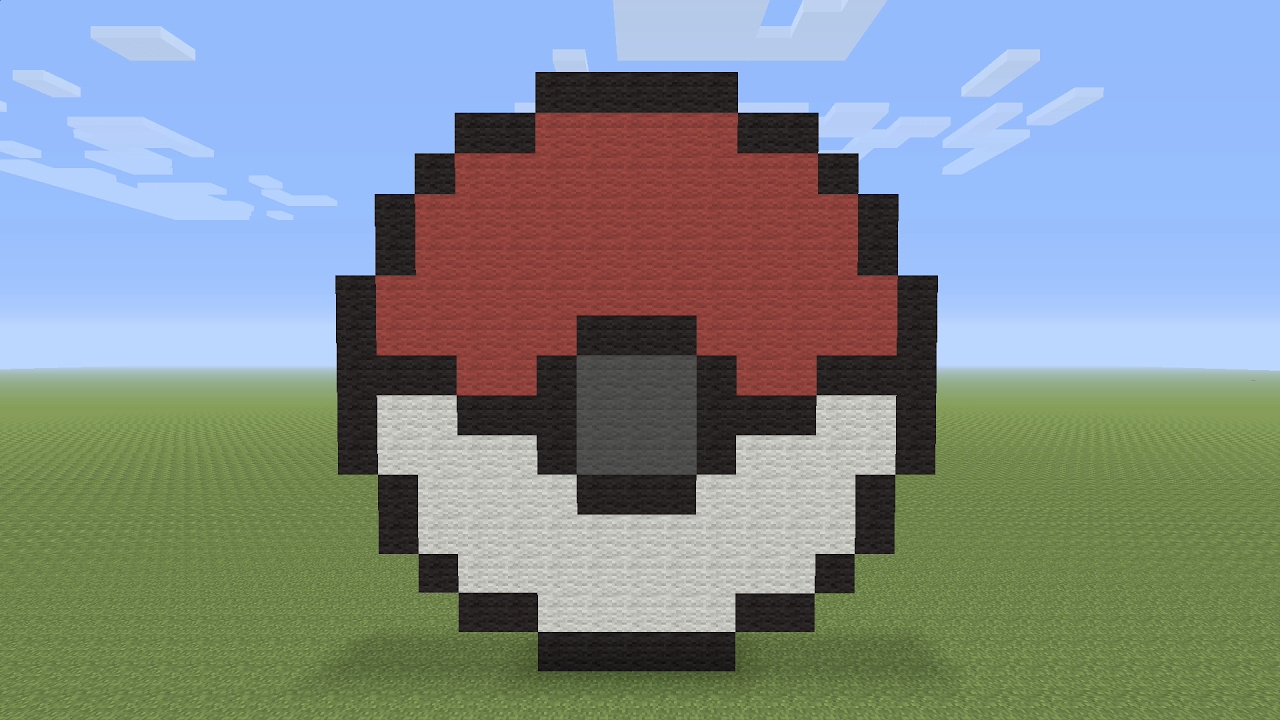 pokeball  Pixel art pokemon, Pixel art, Easy pixel art