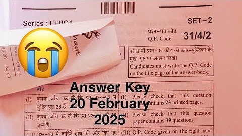 Science Paper Code 31/4/2 Set 2 Detailed Answer Key | CBSE Class 10th | 20 February 2025