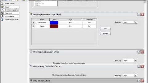 CAD Standards Checking Design Checker and Drawing Comparison