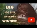 BIG 100 Subscriber Give Away WINNER!!!