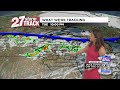 Even warmer today with a few showers possible late