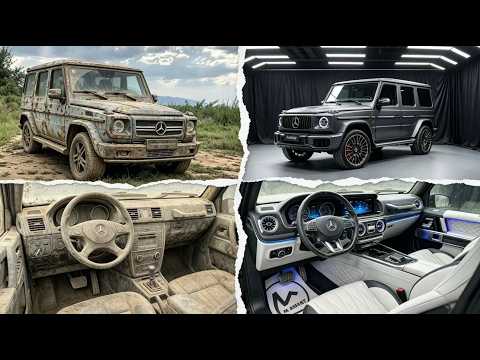 Building a Custom Interior from Scratch | Restoring a 20-Year-Old G500 into a 2025 G63