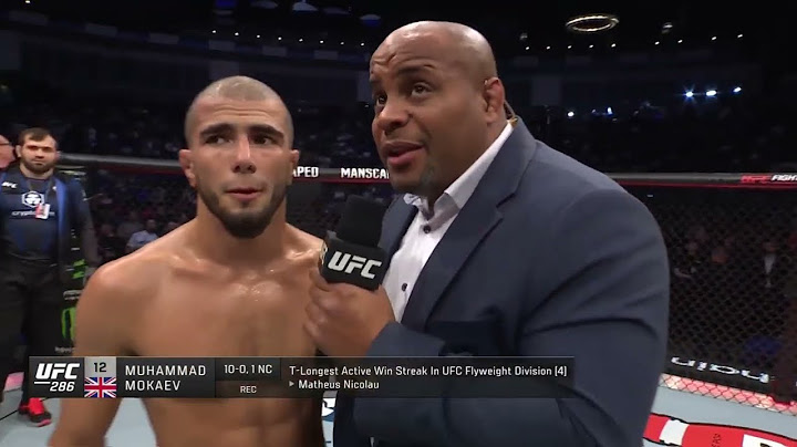 UFC 286: Мухаммад Мокаев - Слова после боя