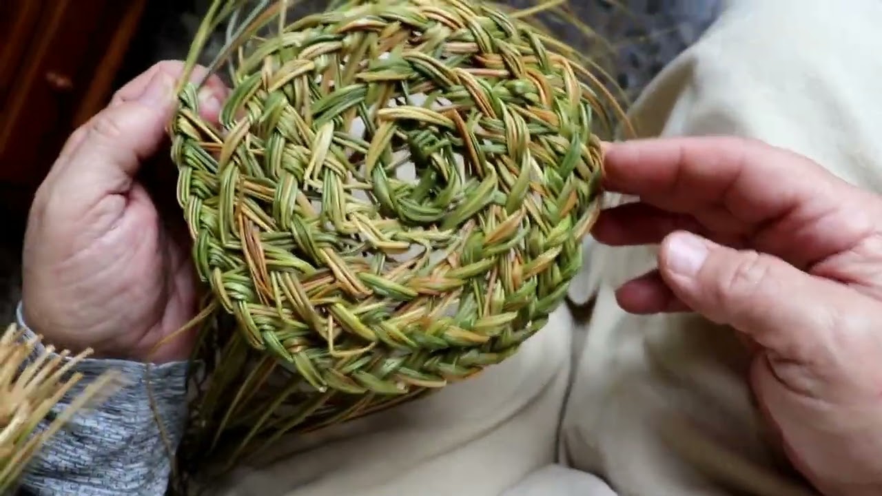 Cesto redondo punto de cofín por José Alfonso Mansanet Serrano