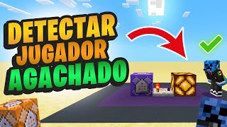¿CÓMO DETECTAR CUANDO EL JUGADOR SE AGACHA CON COMANDOS? | SNEAKING DETECT | MINECRAFT BEDROCK