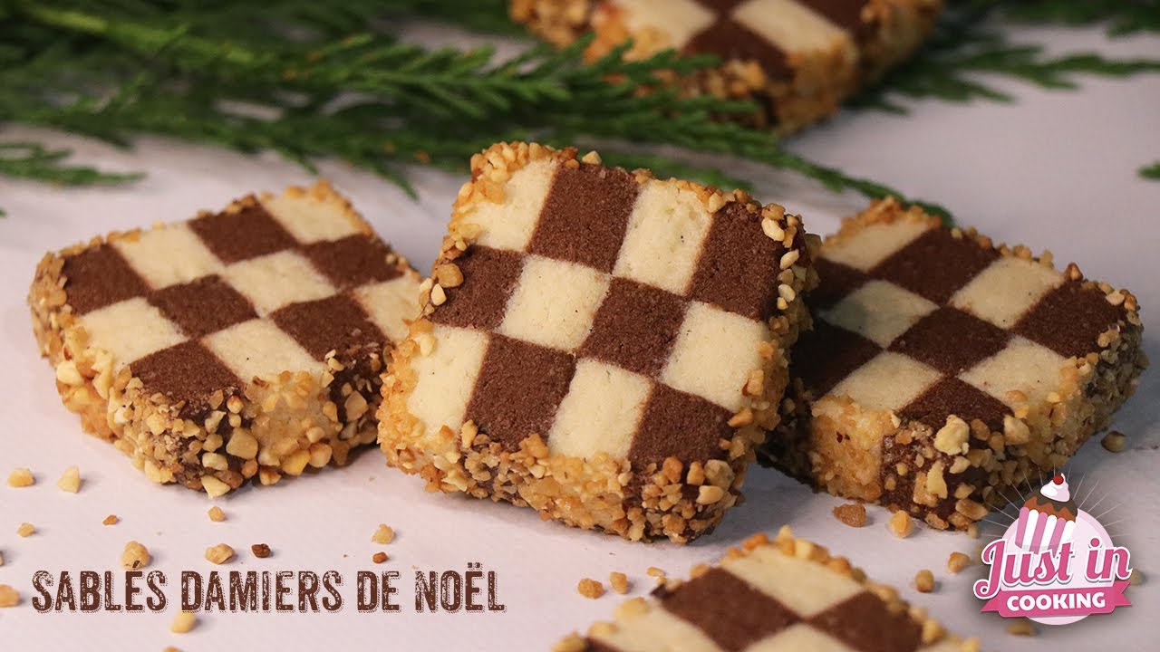 ❅ Recette de Sablés Damiers Vanille Cacao pour Noël ❅