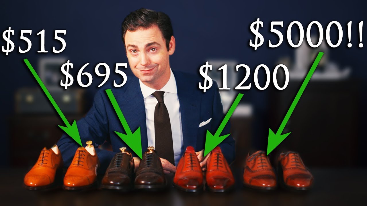 $500 Shoes vs $5000 Shoes 😱 | Brown Semi-Brogue Oxford Comparison ...