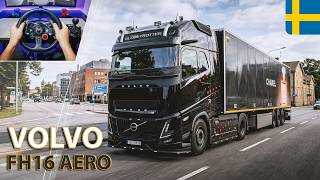 ETS2 | Volvo FH16 Aero 780 HP in Sweden 🇸🇪 | Snowymoon + PNG Graphics Mod | Logitech G29