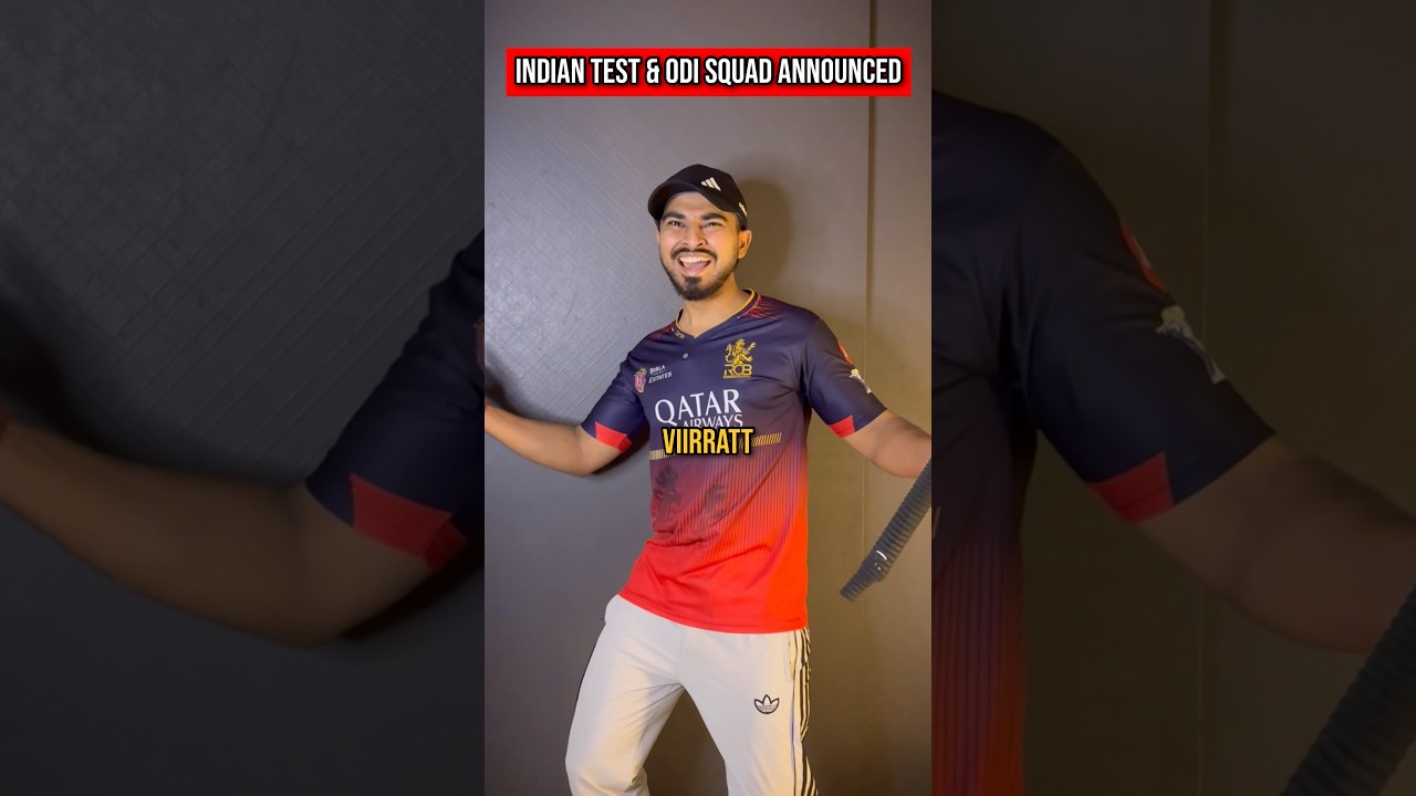 Indian Test & ODI Squad Announced #indvsafg #viratkohli #rohitsharma #indiansquad