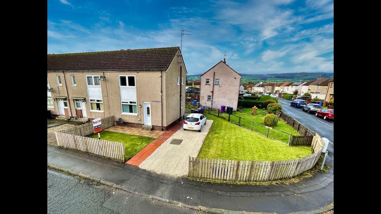 Beith. Fabulously Affordable End Terrace Home Occupying Substantial