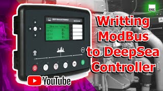Modbus Rtu Writting Registers With Deepsea Controller