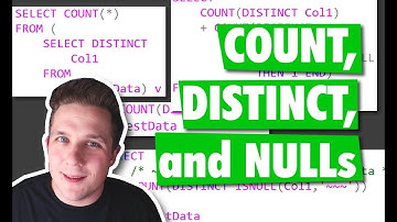 COUNT, DISTINCT, and NULLs in SQL Server