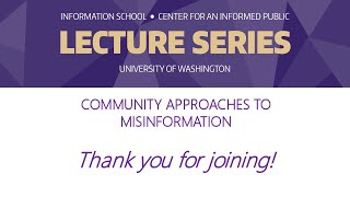 Community Approaches to Misinformation