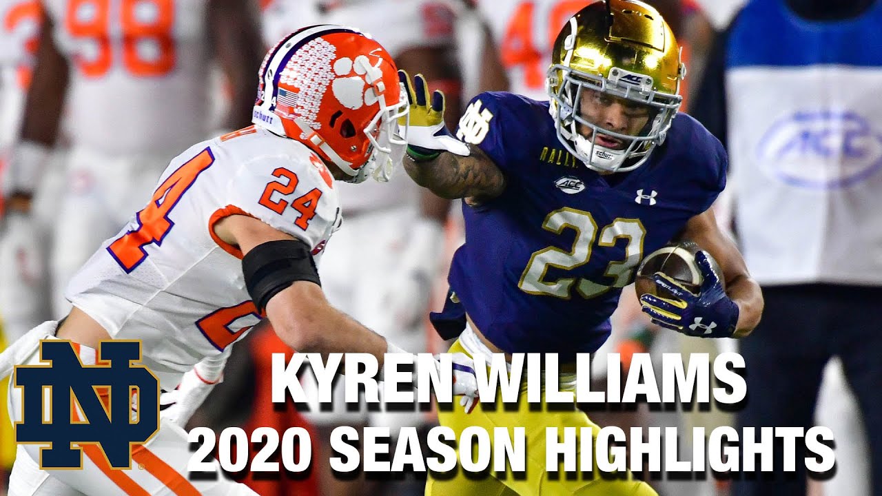 Notre Dame Rb Kyren Williams 2020 Regular Season Highlights Youtube Notre Dame Rb Kyren Williams 2020 Regular Season Highlights Youtube