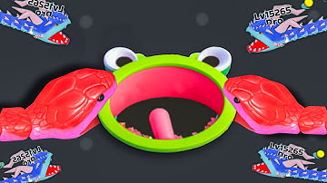 Snake Clash Vs Hole ⛳ io Max Level Battle! ⚔️🐍 Unstoppable Evolution at MAX LEVEL! #368