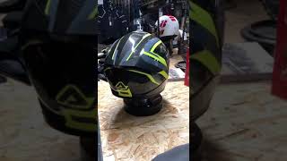 ACERBIS TARMAK CARBON HELMET FLUO YELLOW - YouTube