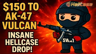 $150 TO AK-47 VULCAN – INSANE HELLCASE DROP! | HELLCASE INSANE DROP