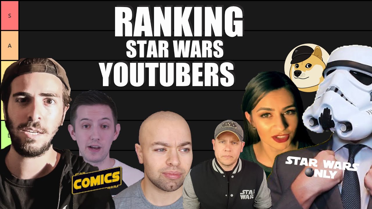 RANKING 10 Star Wars YouTubers! YouTube
