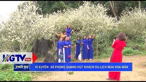 Vị Xuyên: Xã Phong Quang hút khách du lịch mùa hoa Mận