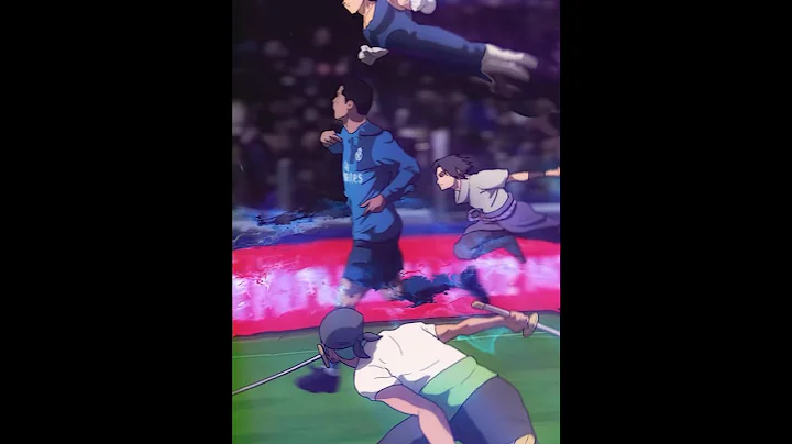 Part 1 | Cristiano Ronaldo X Anime Animated by @brknsergio & @Tman #sasuke #vegeta  #zoro #ronaldo