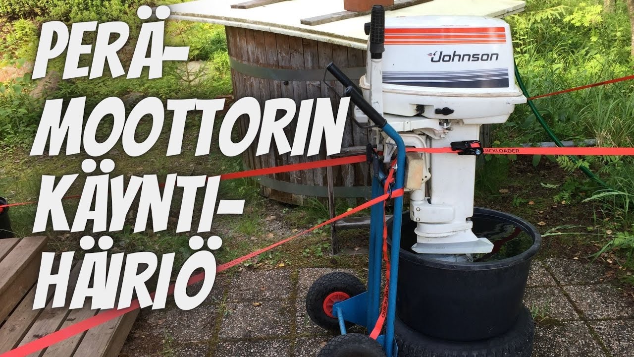 Johnsonin käyntihäiriön korjaus | Johnson 20 perämoottori |
